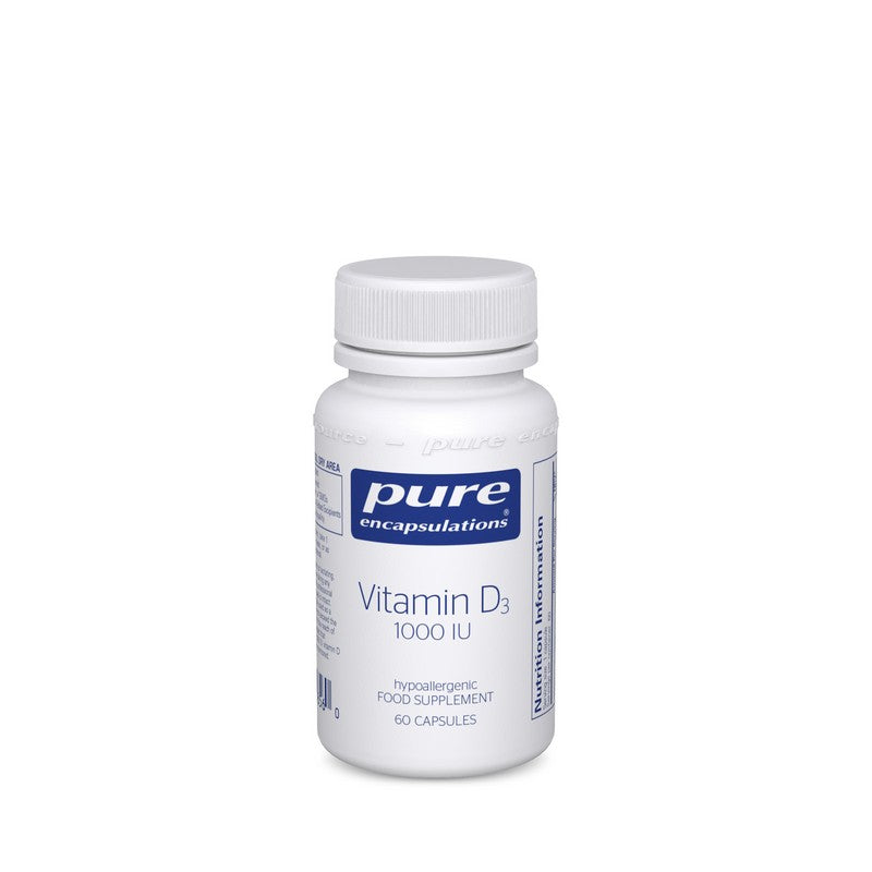 Pure Encapsulations Vitamin D3 1,000iu  60 Capsules
