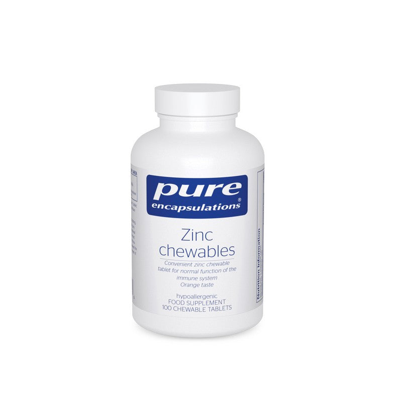 Pure Encapsulations Zinc Chewables 100 Chewable Tablets