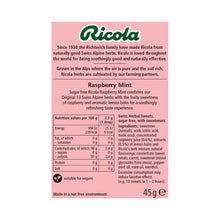 Raspberry Mint Sugar Free Sweets Box 45g