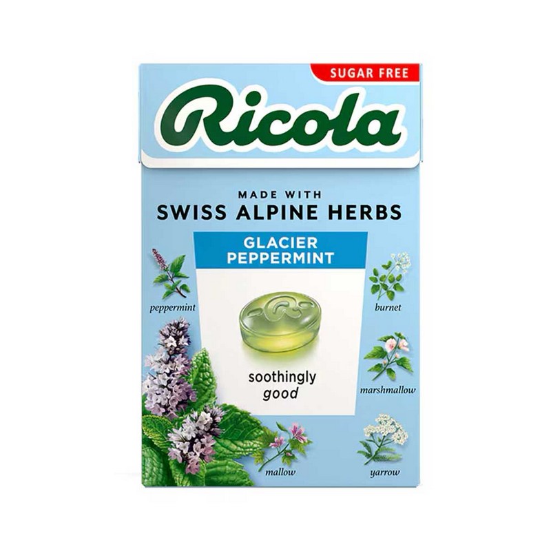 Glacier Peppermint Sugar Free sweets Box 45g
