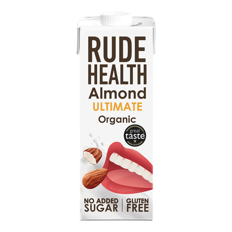 Rude Health Organic Non-Dairy Ultimate Almond Milk 1 Litre