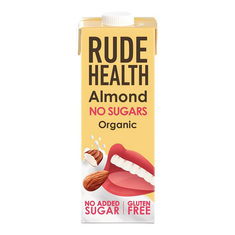 Rude Health No Sugars AlmondGluten FreeDairy Free Vegan Organic Non GMO 1 Litre