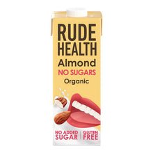 Rude Health No Sugars AlmondGluten FreeDairy Free Vegan Organic Non GMO 1 Litre