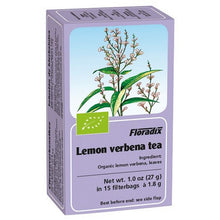Floradix Lemon Verbena Organic Herbal Tea 15 Filterbags