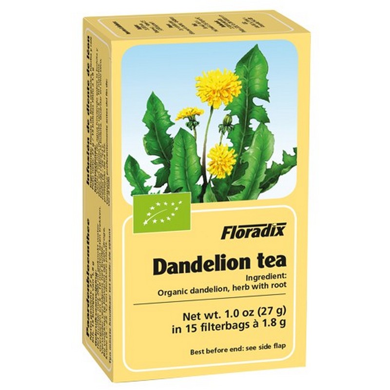 Floradix Dandelion Leaves Organic Herbal Tea 15 Filterbags