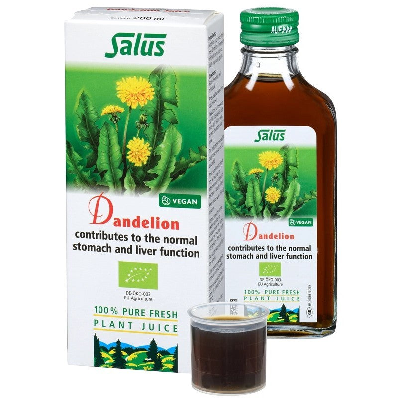 Salus Dandelion Organic Fresh Plant Juice 200ml