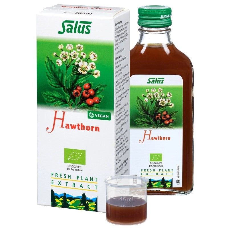 Salus Hawthorn Organic Fresh Plant Juice 200ml