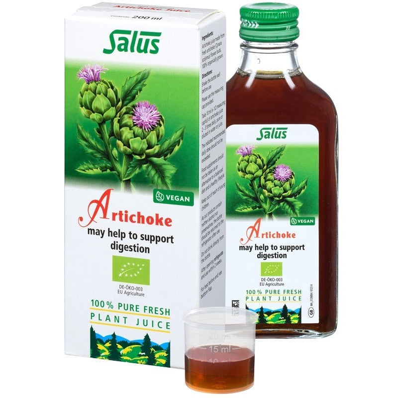 Salus Artichoke Organic Fresh Plant Juice 200ml