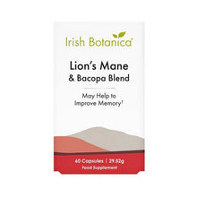 Irish Botanica Lion's Mane & Bacopa Blend 60 Capsules