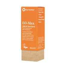 One Nutrtion D3 Max 3000Iu Oral Spray 30ml