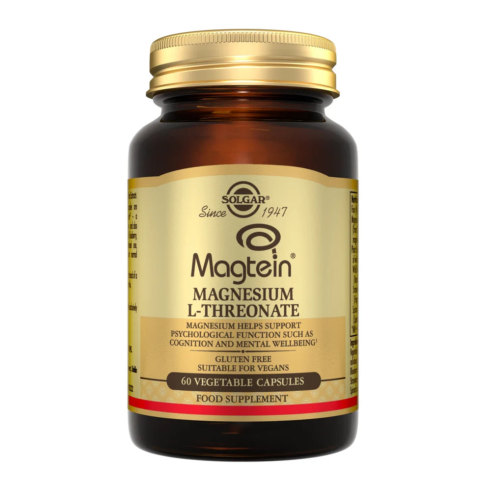 Solgar Magtein Magnesium L- Threonate 60 Veg Capsules