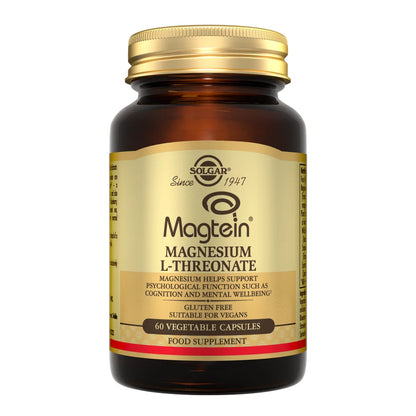 Solgar Magtein Magnesium L- Threonate 60 Veg Capsules