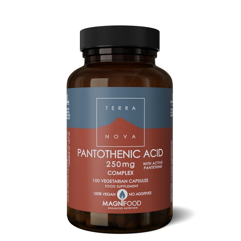 Terranova Pantothenic Acid 250mg Complex