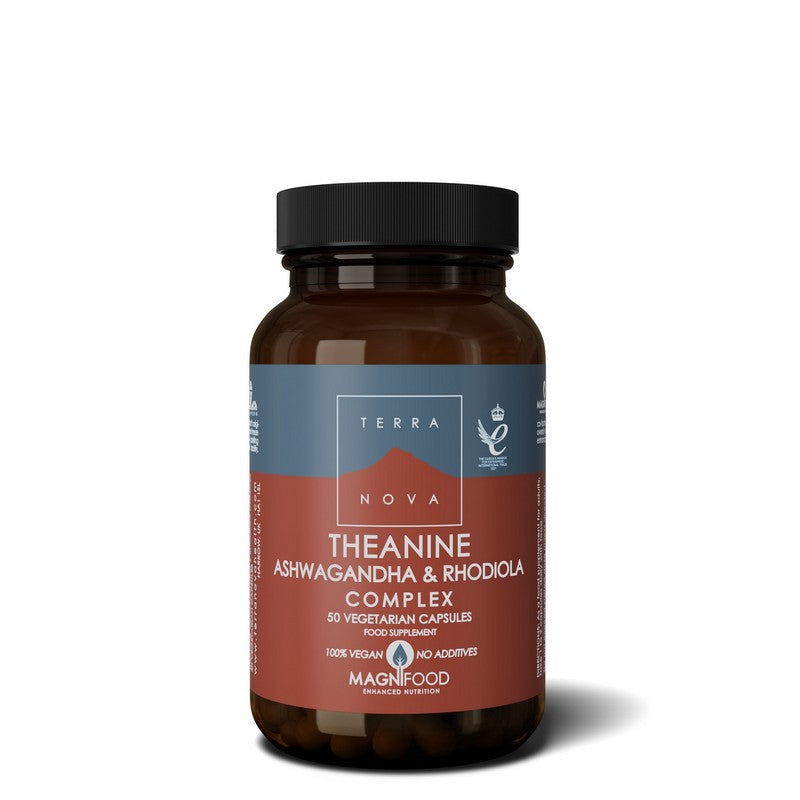 Terranova Theanine, Ashwagandha & Rhodiola Complex