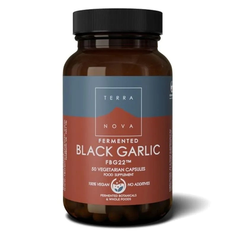 Terranova Black Garlic - FBG-22 300mg 50 Veg Capsules