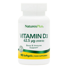 Natures Plus Vitamin D3 2500iu 90 Softgels