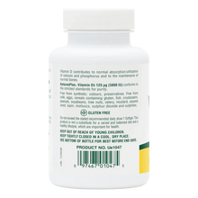 Natures Plus Vitamin D3 125mcg/5000iu 60 Softgels