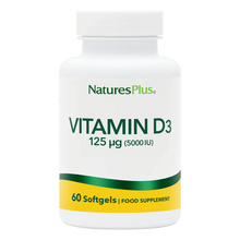 Natures Plus Vitamin D3 125mcg/5000iu 60 Softgels