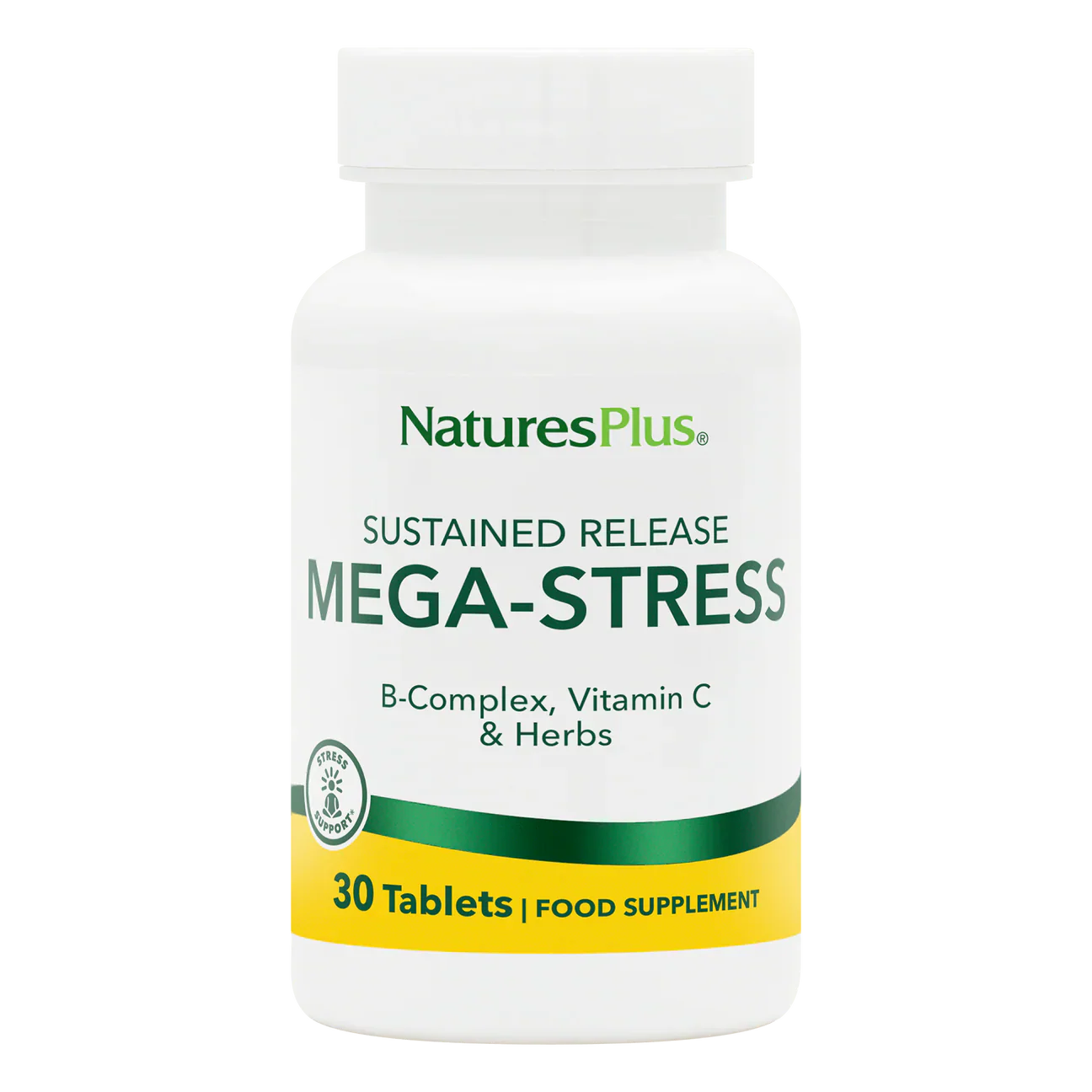Natures Plus Mega-Stress Sustained Release 30 Tablets