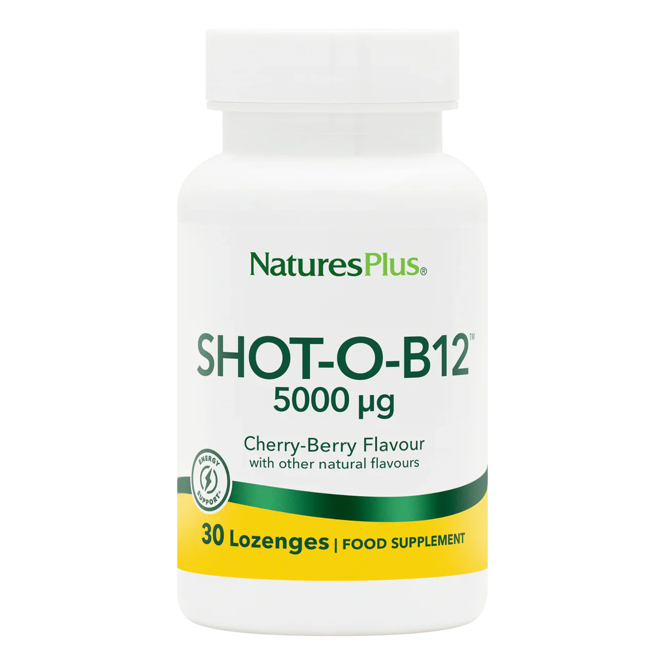 Natures Plus Shot-O-B12 5000 mcg 30 Lozenges