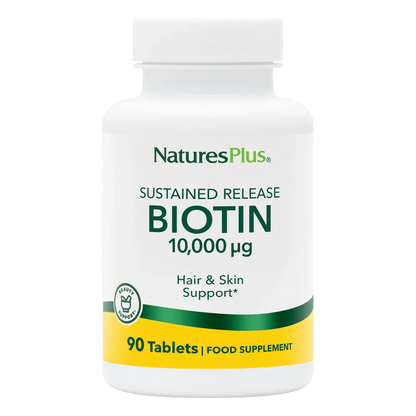 Natures Plus Biotin 10mg Sustained Release 90 Tablets