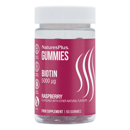 Natures Plus Biotin 5000 mcg 60 Gummies