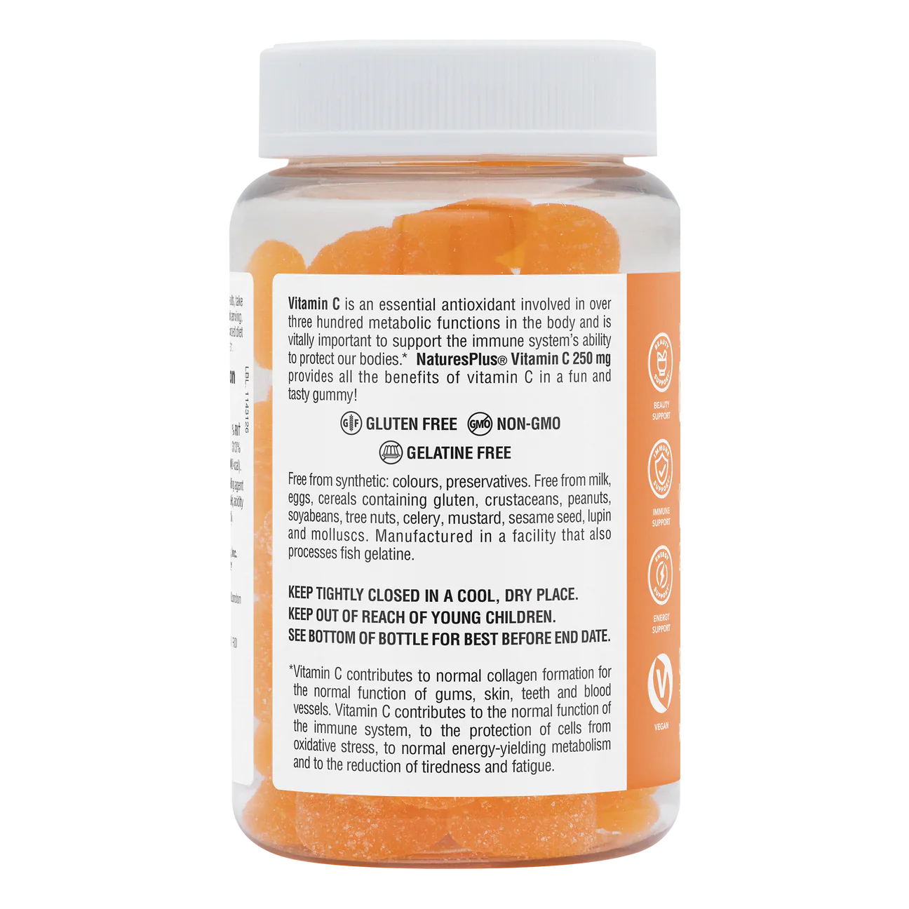 Natures Plus Vitamin C 250mg 75 Gummies