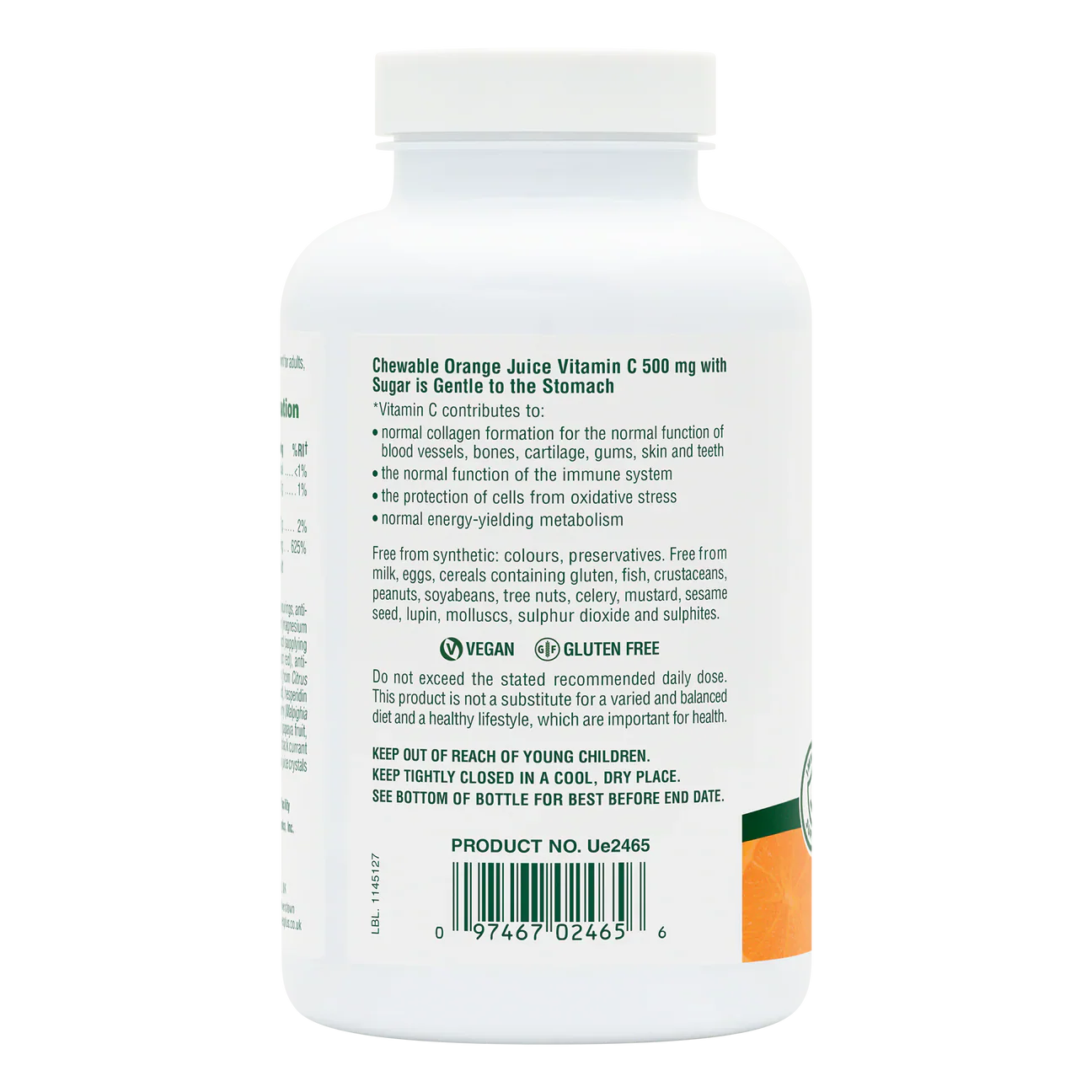 Natures Plus Orange Juice C 500mg 90 Chewables