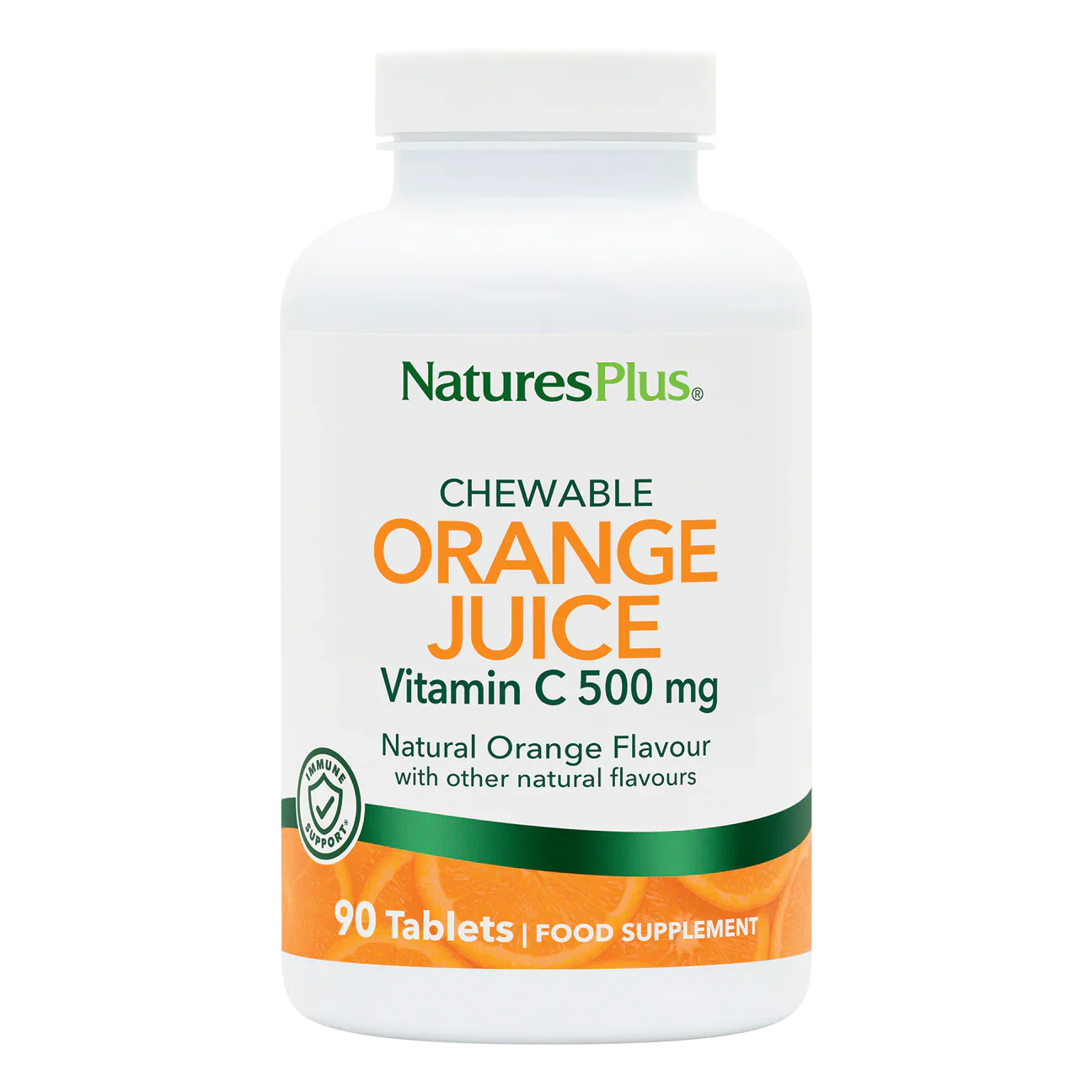 Natures Plus Orange Juice C 500mg 90 Chewables