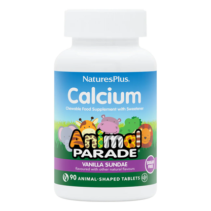 Natures Plus Animal Parade Sugar Free Calcium 90 Chewables