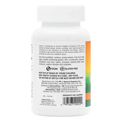 Natures Plus Animal Parade Sugar Free Vitamin C 90 Chewables