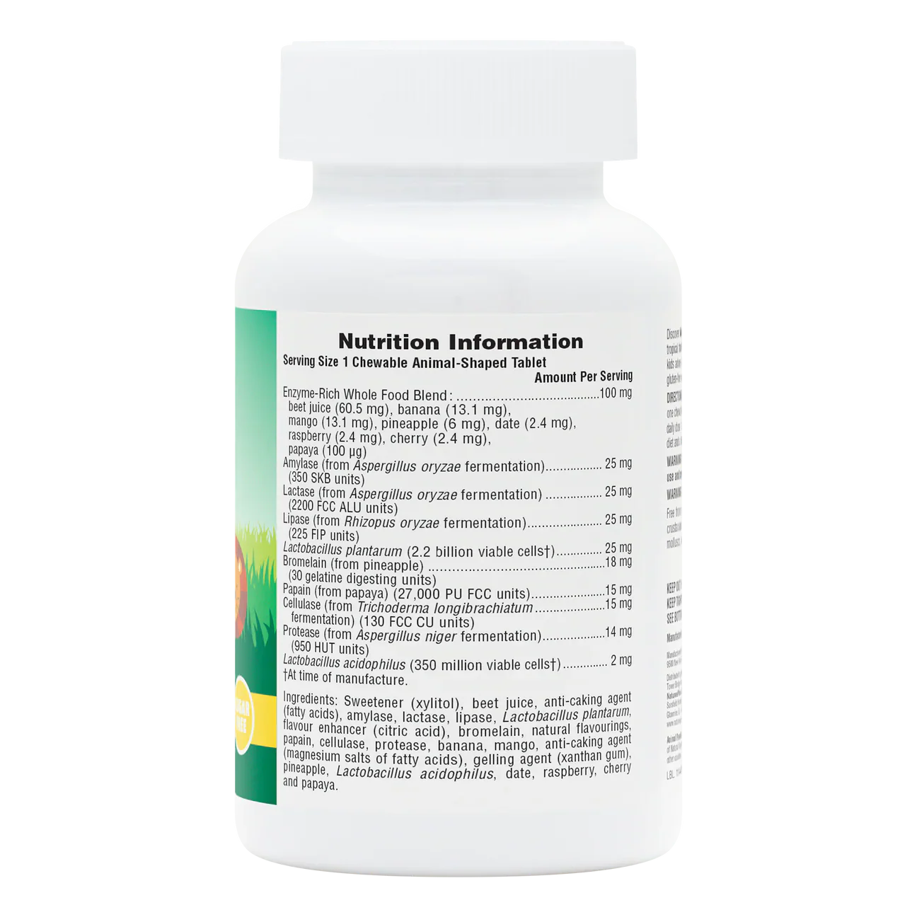 Natures Plus Animal Parade Tummy Zyme 90 Chewables