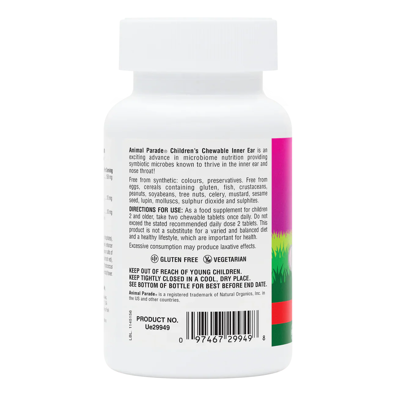 Natures Plus Animal Parade Inner Ear Support 90 Chewables