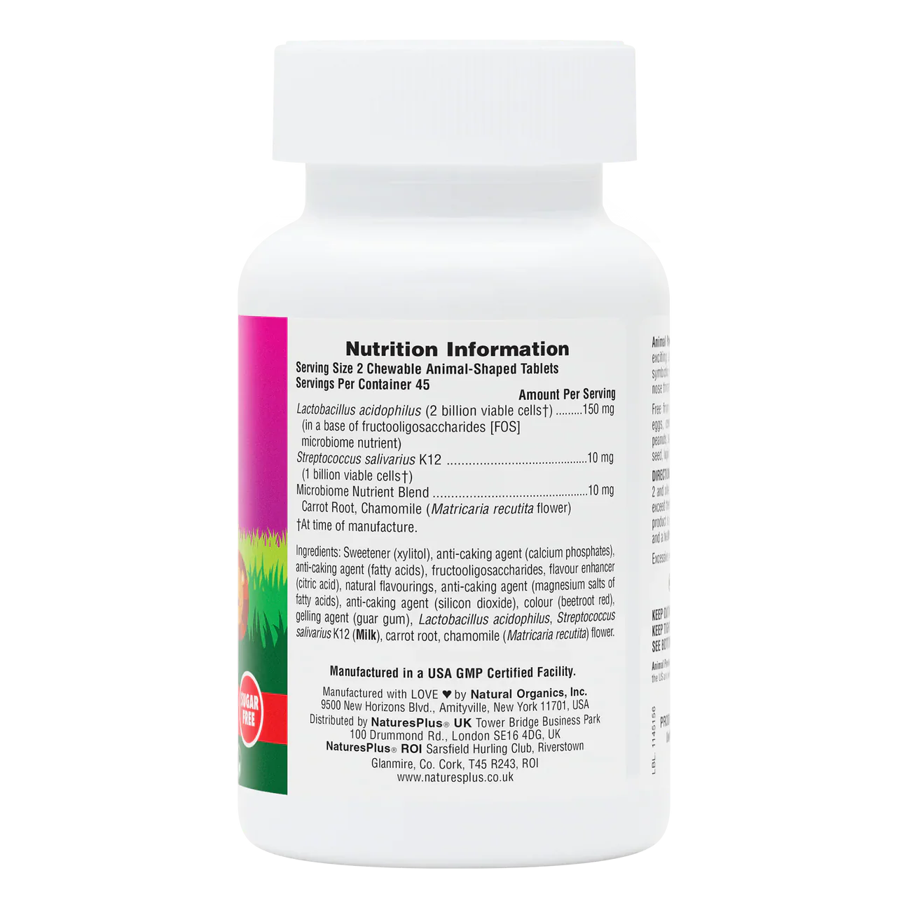 Natures Plus Animal Parade Inner Ear Support 90 Chewables