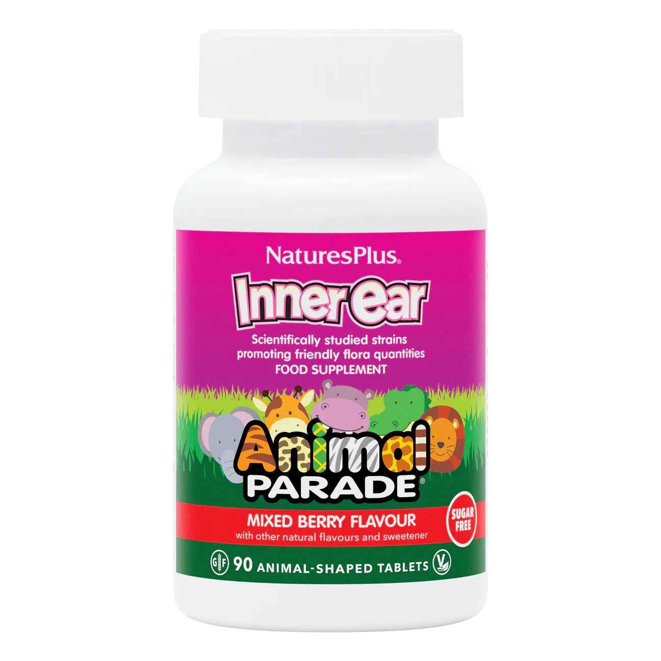 Natures Plus Animal Parade Inner Ear Support 90 Chewables
