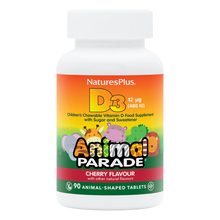 Natures Plus Animal Parade Vitamin D3 500iu 90 Chewables