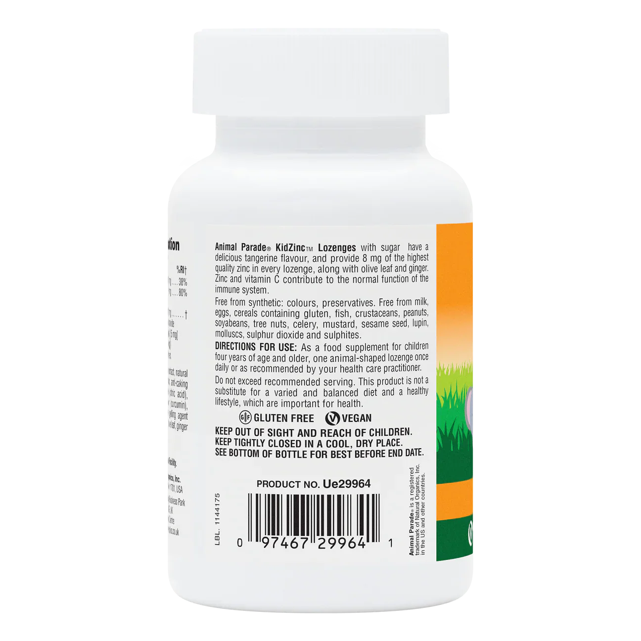 Natures Plus Animal Parade Kidzinc Lozenge 90 Chewables