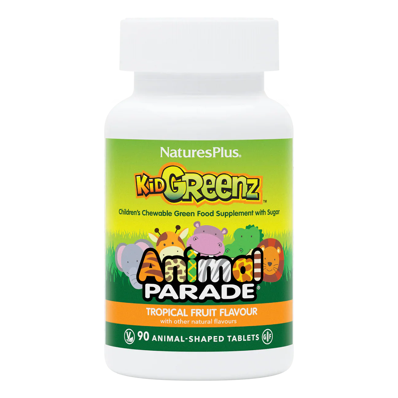 Natures Plus Animal Parade Kidgreenz 90 Chewables