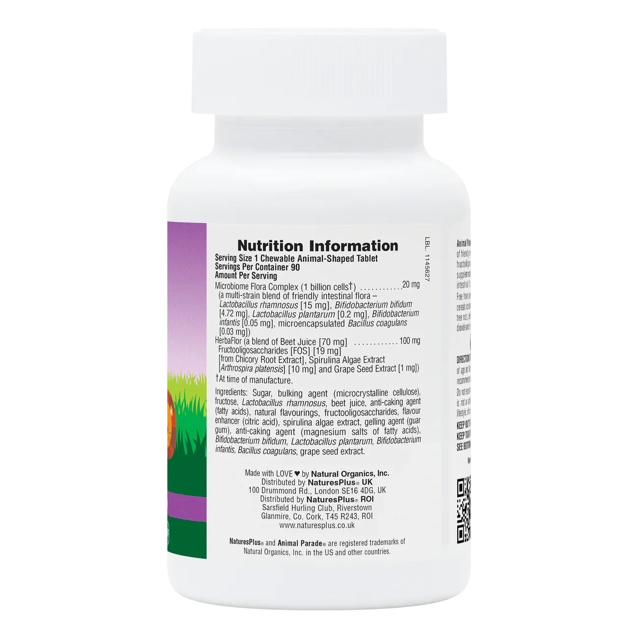 Natures Plus Animal Parade Acidophikidz 90 Chewables