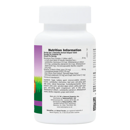 Natures Plus Animal Parade Acidophikidz 90 Chewables