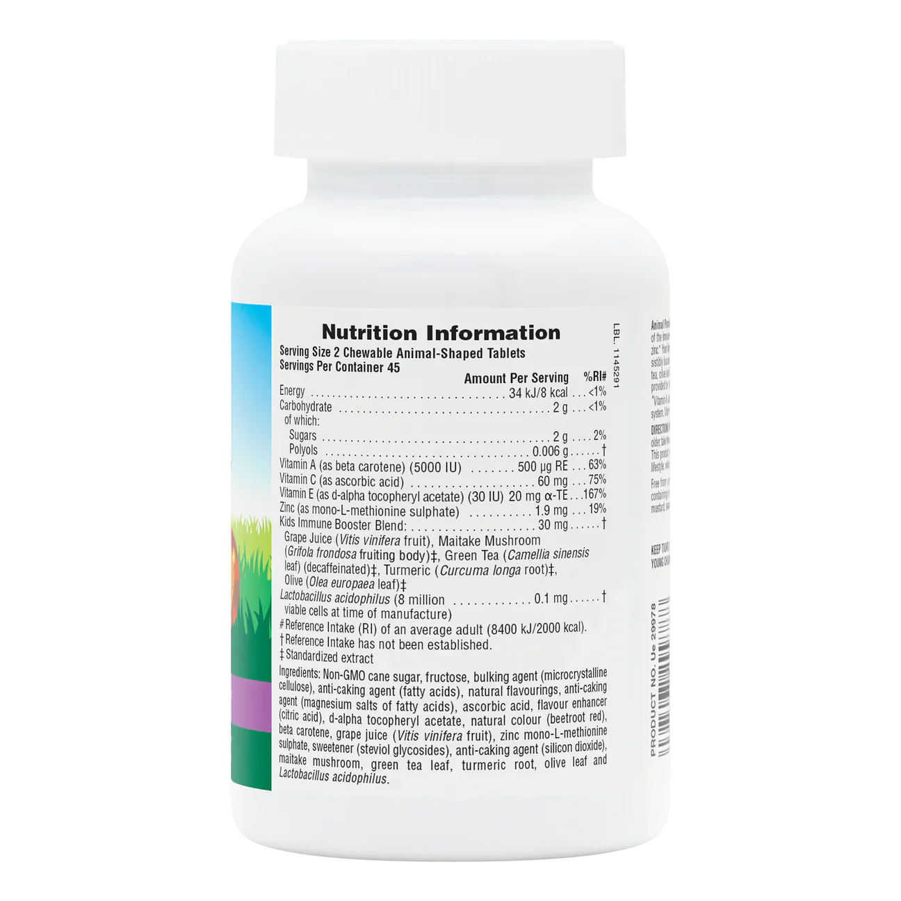 Natures Plus Animal Parade Immune Booster 90 Chewables