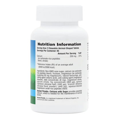 Natures Plus Animal Parade Calcium 90 Chewables