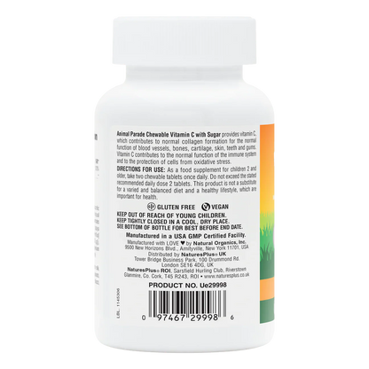 Natures Plus Animal Parade Vitamin C 90 Chewables