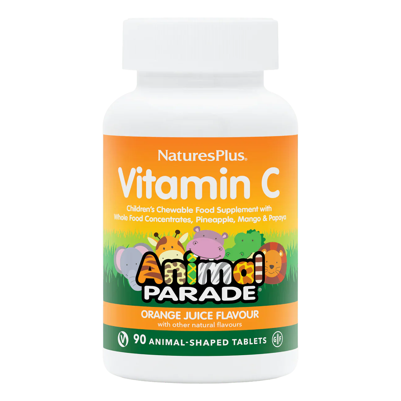 Natures Plus Animal Parade Vitamin C 90 Chewables