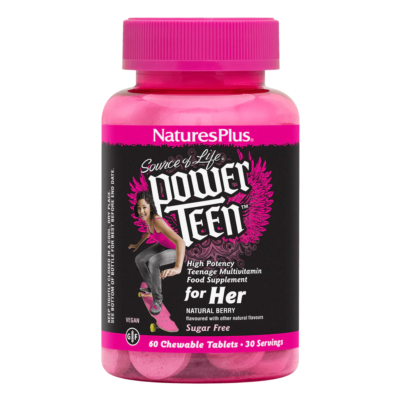 Natures Plus Power Teen (Hers) 60 Chewables