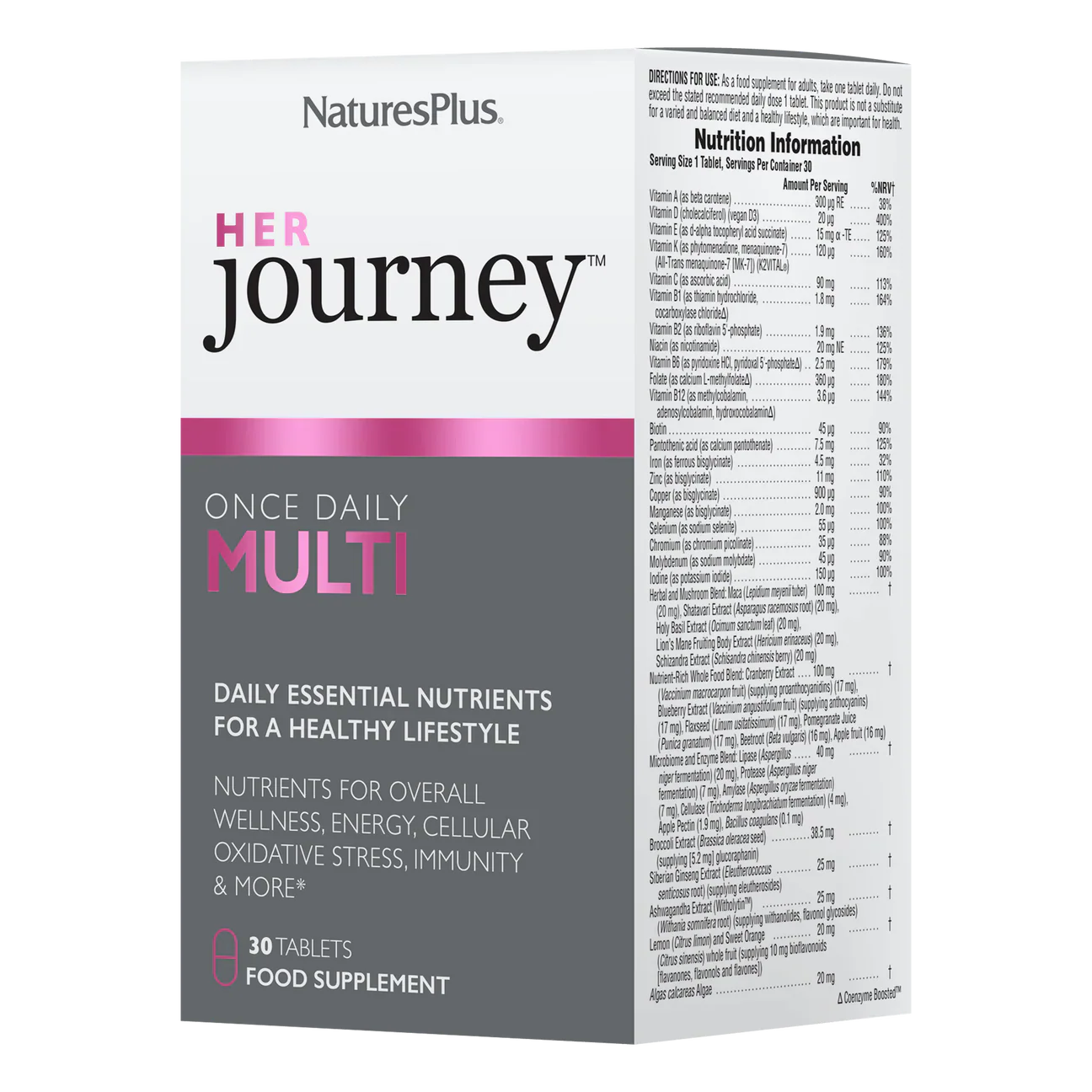 Natures Plus Journey Her Multi 30 Tablets
