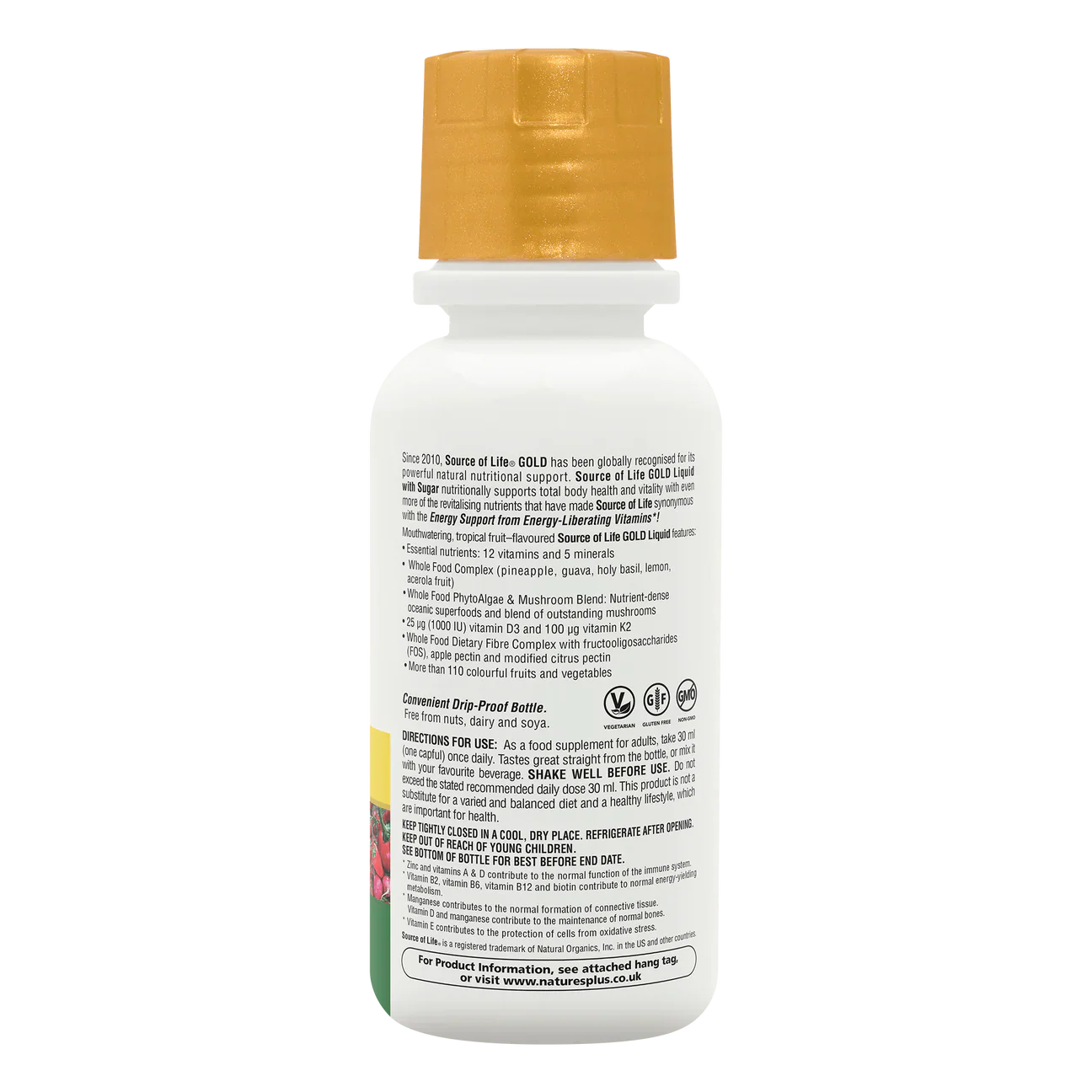 Natures Plus Source Of Life Gold Multi Vitaminamin Liquid