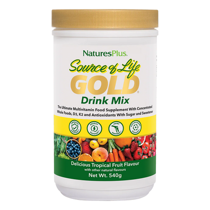 Natures Plus Source Of Life Gold Drink Mix Powder