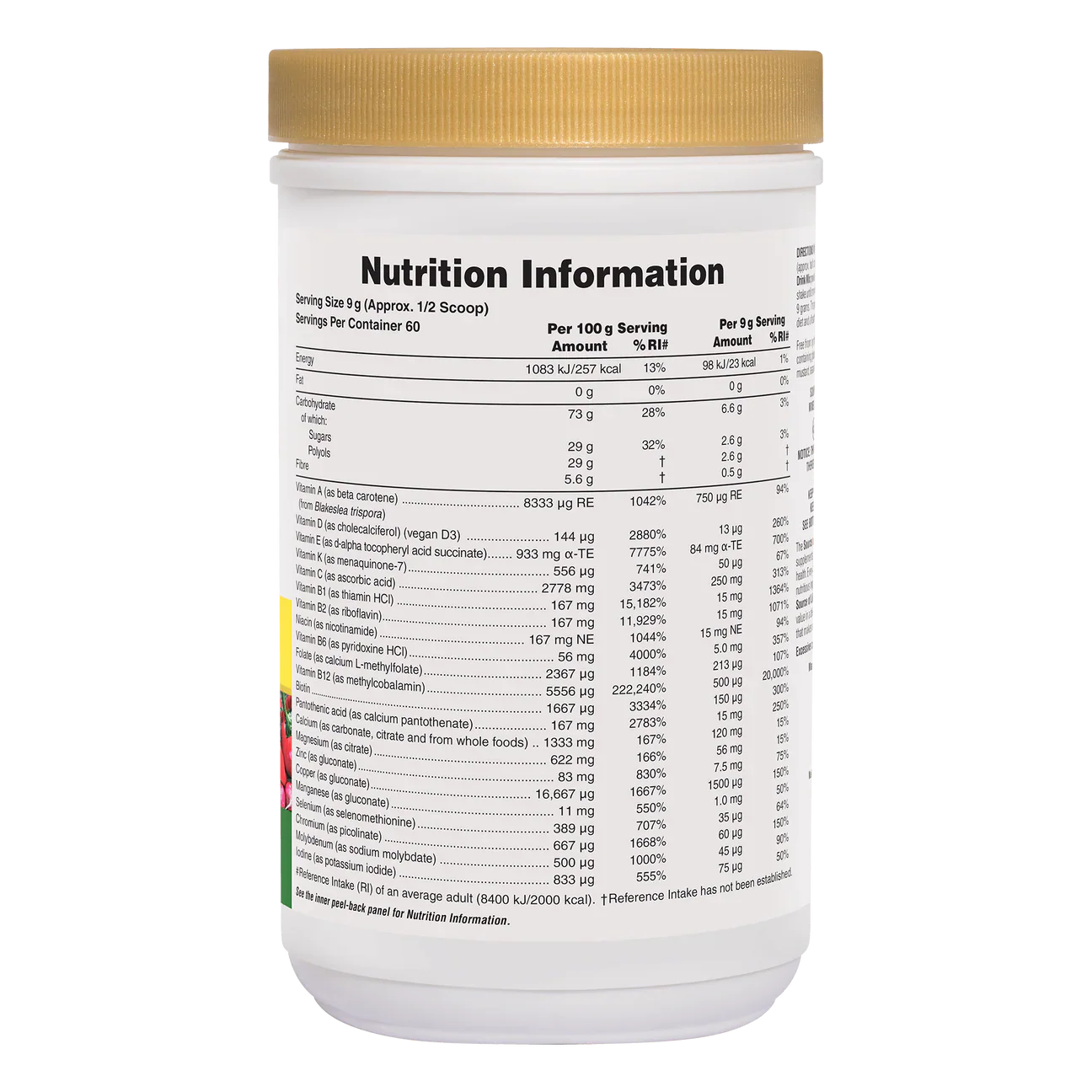 Natures Plus Source Of Life Gold Drink Mix Powder