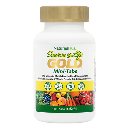 Natures Plus Source Of Life Gold 180 Mini-Tablets